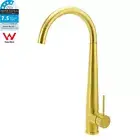 KYLINS Gold Round Kitchen Mixer Sink Tap Swivel Basin Laundry Faucet Spout