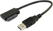 cablecc USB 3.0 to 7+6 13pin Slimline Sata Adapter Cable for Laptop Cd DVD ROM Optical Drive