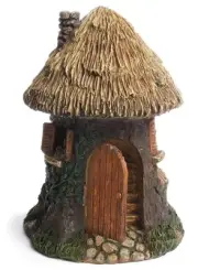 Mini Elf Tree House Gnome Home Fairy Garden Accessory Dollhouse Decor Ornament
