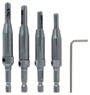Eazypower 81779 Isomax Steel Hinge/Hardware Bracket Self Centering Drill Bits