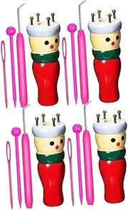 Snblzhef Fun and 4 Pcs Doll Weaving Kit - Wooden Knitting Tools for Random DIY Projects