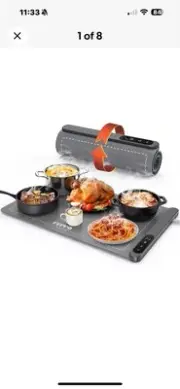 FEPPO Food Warming Mat, High-tech Graphene Heating Film, Warming Tray