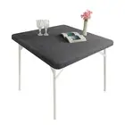 Cocktail Fitted Spandex Stretch Square Table Covers Caps Elastic Square Tableclo