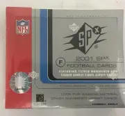 2001 Upper Deck SPX Football Hobby Box Factory Sealed