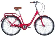 Bicycle Trekking City Ladies 26 " City Pannier Rack Aluminium Red Fh 43 CM