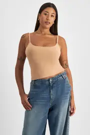 [Bonds] Bonds Women's Bases Seamless Singlet in Blush Latte Size: 12 12 Blush Latte