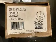 Kwikset 660 Deadbolt Lock, New In Box POLISHED BRASS