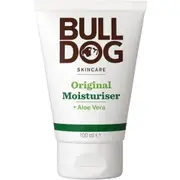 Bulldog Skincare For Men Original Moisturiser, All Day Hydration, With Aloe Vera, Camelina Oil And Green Tea, 100ml