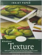 Strathmore 597010 Ink Jet Paper Texture 8.5"X11"-25 Sheets