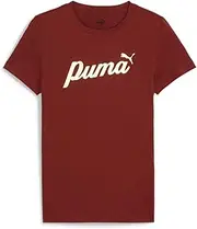 [PUMA] Girl's Ess+ Script Metallic Tee G Tees