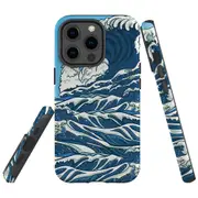 For Apple iPhone 13 Pro Max Case, Armour Back Cover, Japanese Wave