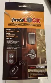 Insta Lock Remote Keyless Entry w/ Integrated Key Transmitter Brushed Silver