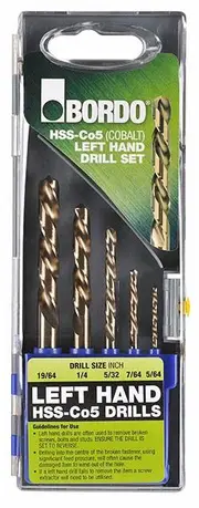 Bordo 2005-S1 - Cobalt L/H Drill Set 5 Piece