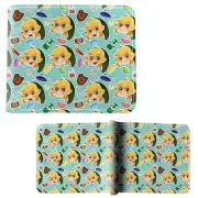 The Legend of Zelda Bi-Fold Wallet - CHIBI LINK PATTERN New (Anime Billfold)