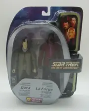 Star Trek The Next Generation Data & La Forge All Good Things 2 Pack Diamond New