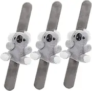 3pcs Slap Bracelet Basket Bracelets Stuffers Plush Slap Stuffed Animal Bracelet Birthday Theme Plush Stuffed Bracelet Animal Bracelet Pp Cotton Light