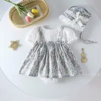 在飛比找蝦皮購物優惠-嬰兒夏裝洋裝 女寶寶韓版公主裙 網紅揹帶裙子 寶寶哈衣 嬰兒