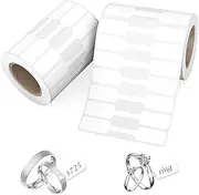 1000Pcs Jewelry Labels,FUNCYboo Jewelry Price Tags Jewelry Stickers Jewelry Repair Labels for Ring Earrings Necklaces Bracelets Price Information Display