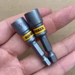 DEWALT 5/16 (8MM) 套筒 50MM 6.35MM 六角套筒強磁套筒鑽頭