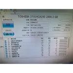 TOSHIBA 2T 3.5吋硬碟77899