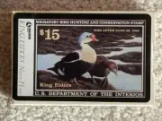FEDERAL DUCK STAMP CUSTOM PLAYING CARDS "King Eiders" by: Nancy Howe RW-58