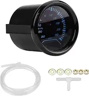 EVTSCAN Universal 52mm Gauge Turbocharged Gauge, Car Smoke Dial Face Turbo Boost Turbocharged Pressure Gauge