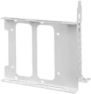 AsrMyjcx Double SSD Mounting Bracket 3.5 inch SSD Tray with Screw Sturdy Metal HDD Dock, White