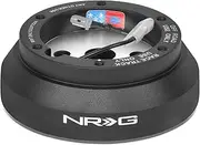 NRG Innovations NRG-SRK-140H Racing Style Steering Wheel Quick Release Short Hub Adapter, 6 X 70mm Bolt Pattern, Black Body
