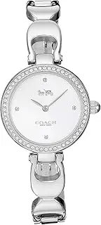 [Coach] Women's Park 14503170 Quartz Watch, Silver White, 26 mm Case Diameter