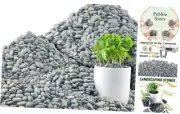 45 LB Mexican Beach Pebbles, 0.4-1 Inch Natural Unpolished Bulk Rocks,