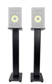 (2) Rockville 36” Studio Monitor Speaker Stands For KRK ROKIT 6 G3 Monitors