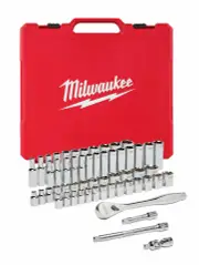 Milwaukee 48229008 - Socket Set 3/8" Drive - 56 Piece Metric/SAE
