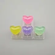 Elacgap 4 Keys Cute Colorful Love keycaps, Custom 3D Backlit Keycap for Cherry Mx Switch Mechanical Keyboard, Gaming Keyboard Decoration Key Caps Gift OEM Profile (Heart)