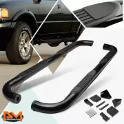 For 98-11 Ford Ranger Ext/Super Cab 3" Side Step Nerf Bar Running Board Black