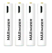 Maximizer USB Rechargeable Lithium Battery pack x 4 AAA / AA