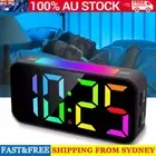 Loud Alarm Clock with Dynamic RGB Night Light Dual Alarms Bedside Digital Clock