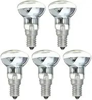 1/5pc Replacement Lava Lamp E14 R39 30W Spotlight Screw Light Dimmable Globe Bulb (5X)