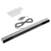 USB Wired Infrared Ray IR Sensor Bar For N S Wii/Wii U/PC + Stand High Quality