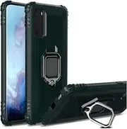 [Cavor] for Samsung Galaxy S20 Case,S20 5G Case,360°Rotation Ring Holder Kickstand [Work with Magnetic Car Mount] Shockproof Scratch-Resistant Protective Cover (6.2")-Dark Green