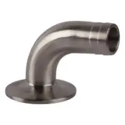 Rubber Hose Adapter | Tri Clamp 1.5 (1 1/2) inch x 3/4 w/ 90 deg Elbow (3 Pack)