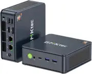 Mini PC AMD Ryzen 7 5825U Windows 11 Pro Dual NIC 2.5G Gaming Desktop Computers