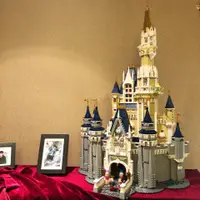 在飛比找蝦皮購物優惠-兼容乐高迪士尼城堡乐园拼装积木男女孩子玩具公主梦冰雪奇缘模型
