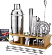 Bartending Kit|Cocktail Shaker Set with Stand, Martini Mixer, Margarita Kit, Bar