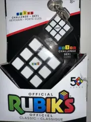The Puzzle That Inspired Generations: The Timeless 3x3 Rubik's Cube and Keyring