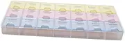 Multi-use Medicine Storage Airtight Pill Box for Travel Home Reusable Plastic Travel Case
