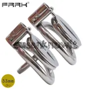Newest Flat Male Metal Chastity Cage Key Belt Steel Rings Small Lock Intimate