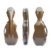 4/4 Full Size Carbon Fiber Gourd Shape Violin Box Advanced Strong Durable