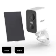 2K Outdoor Security Camera 3MP Battery-powered with Solar Panel Waterproof CCTV