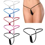 Womens Sexy G-string Briefs Micro Bikini Underwear-Thong Lingerie T-back Panties