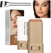Moisturizing Concealer Stick, Beauty Balm Serum Boosted Skin Tint, Solid Tinted Moisturizing Serum Contour Stick Foundation Face for Women, Long-Wear Lightweight, Natural Finish Makeup(#06)